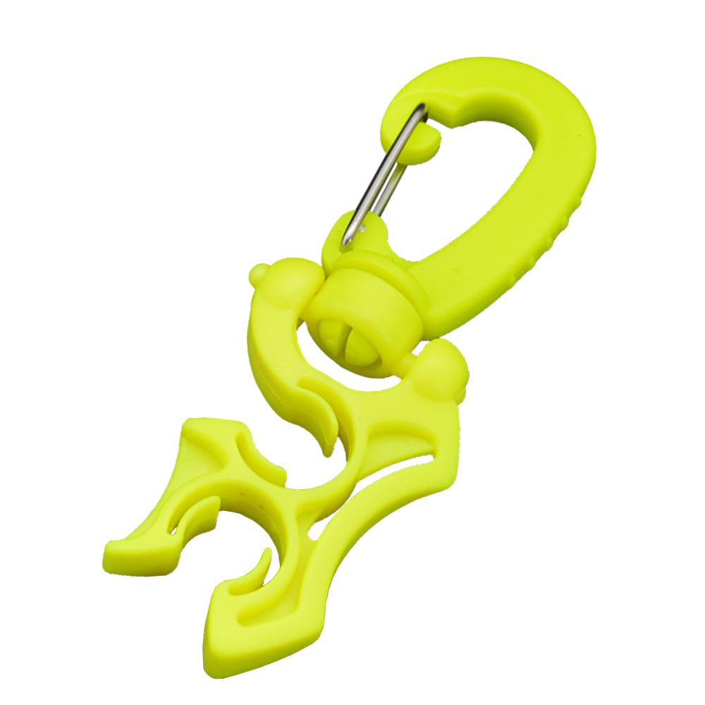 2 Packs Diving Double BCD Regulator Hose Holder with Clip Suit for Low/High Pressure Hoses Regulators Gauges Accessory