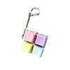 Macaron Color 2x2 Keyboard Fidget Toy Easy To Press Keyboard Keycap Key Chain  Gifts