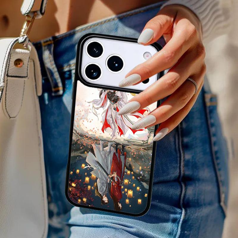 Anime Tian Guan Ci Fu Phone Case For iPhone 17 Air 14 15 13 12 Max Cover For Apple 14 15 16 16e 11 Pro Max Plus Coque