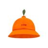 Quick-dry Creative Orange Bucket Cap Cotton Embroidered Letter Sun Hat  Camping