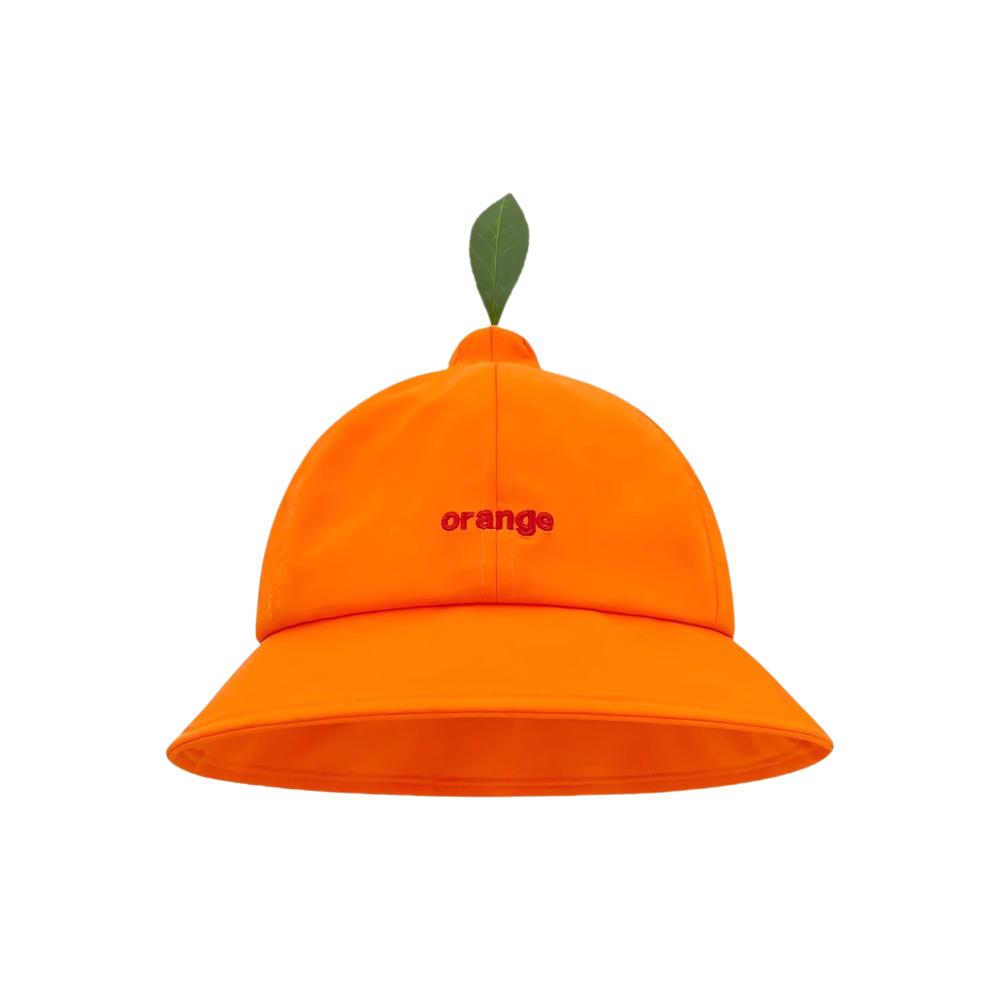 Quick-dry Creative Orange Bucket Cap Cotton Embroidered Letter Sun Hat  Camping