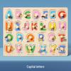 Wooden Alphanumeric Puzzle Board for Kids – Educational, Cognitive Matching & Hand Grab Toy