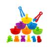 1 Bucket 36/40/56Pcs Anti-deform Baby Toy Stimulate Thinking Skills Exercise Fine Game Dinosaur Sorting Multicolor Enlightenment
