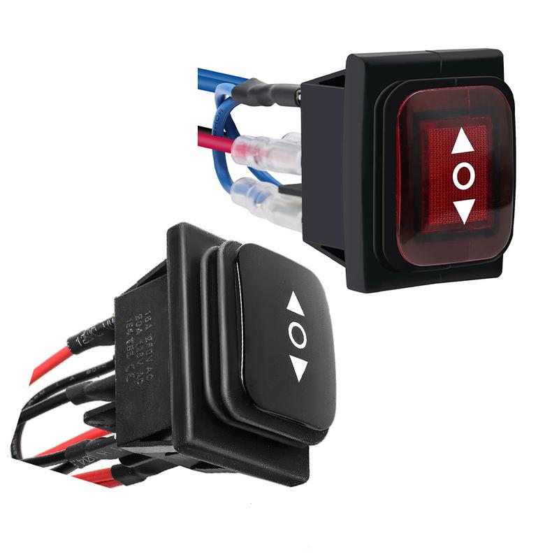 Waterproof Toggle Switch For Durable for Motor Power Supply Control with Reset Function High Strength Material