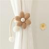 1pc Style Cute Three-dimensional Flower Pearl Buckle Curtain Strap Children's Room Decoration Curtain Clips Home Curtain Strap