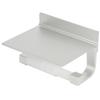 Space Aluminum Wall‑Mounted Roll Paper Rack Toilet Paper Holder with Phone Storage Shelf