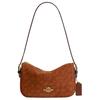 Kailey 22 Crossbody Bag With Gold Metal Hardware In Signature Suede And Smooth Leather Women Shoulder Bag Suede-Caramel CCC69-IMLN6