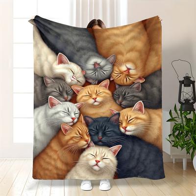 Ultra-Soft Flannel Blanket - Plush Cozy Home Decor Throw