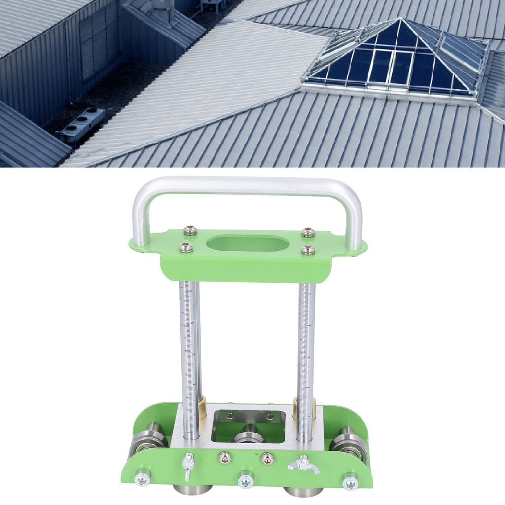 2 Station Sheet Metal Bender Lightweight Metal Roofing Bending Tool Tight Accurate Clamping Manual for Gutter Splashing Boards