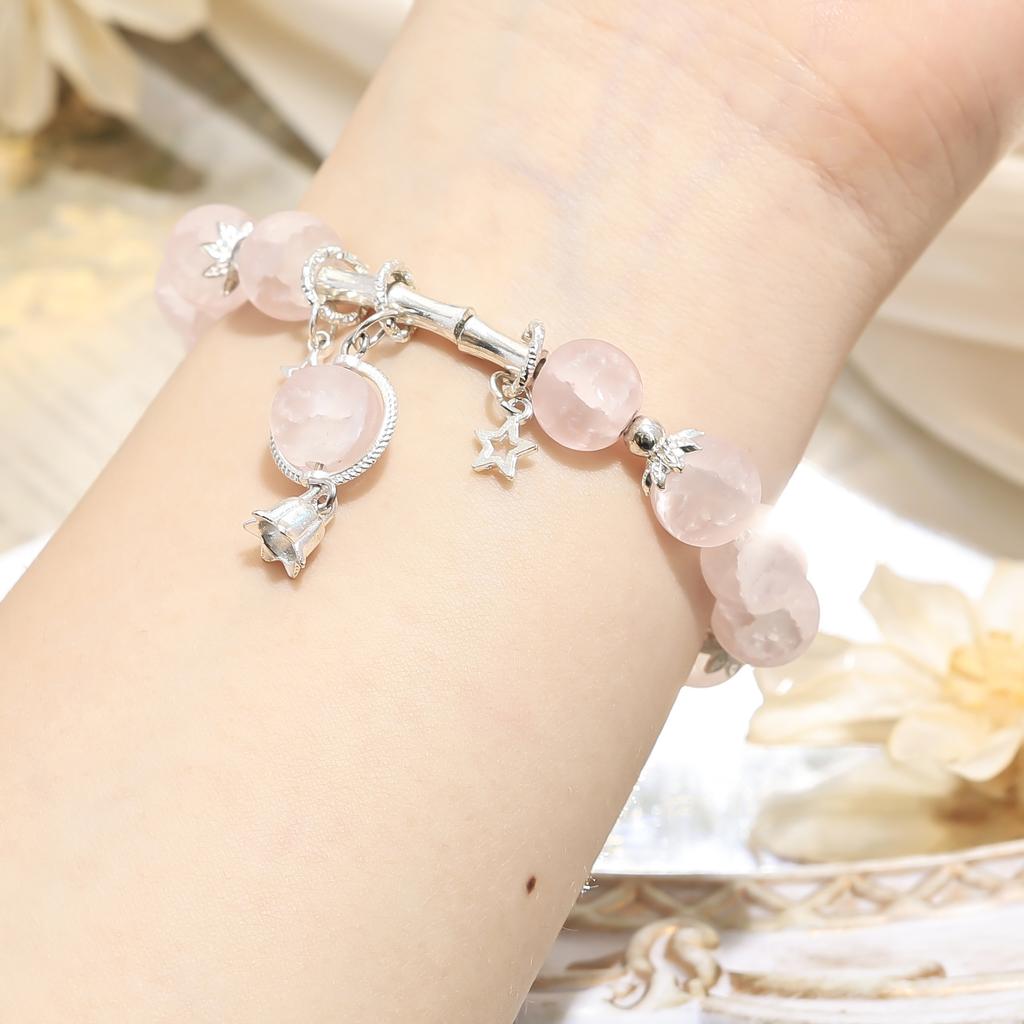 New Moon Star Glass Bracelet Female ins Niche Design Butterfly Star Girlfriend Student Bracelet Premium Boudoir