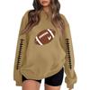 Unisex Lightweight Long Sleeve Neck Pullover Hoodie with Fashion Print