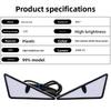 Motorcycle License Plate Screw Light Triangular Devil Eye Modified General Motorcycle Decorative Accessories Car Light