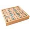 Adult Wooden Sudoku Board Game Toy Educational Logical Thinking Paper Board with Printed Cards