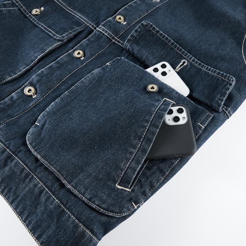 Men's Denim Cotton-padded Jacket Men's Winter New Ins Trendy Tooling Top Casual Men's Clothing