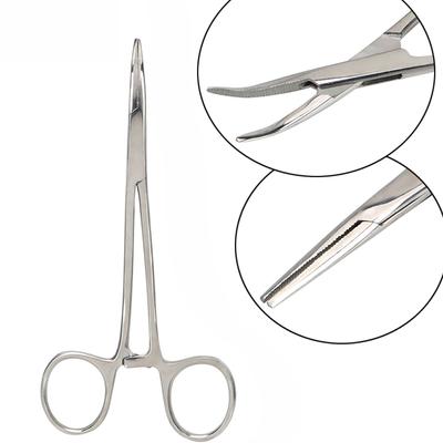 Curved Tip Forceps Epilation Tools Fishing Locking Pliers Straight Tip Clamps Hemostatic Forceps