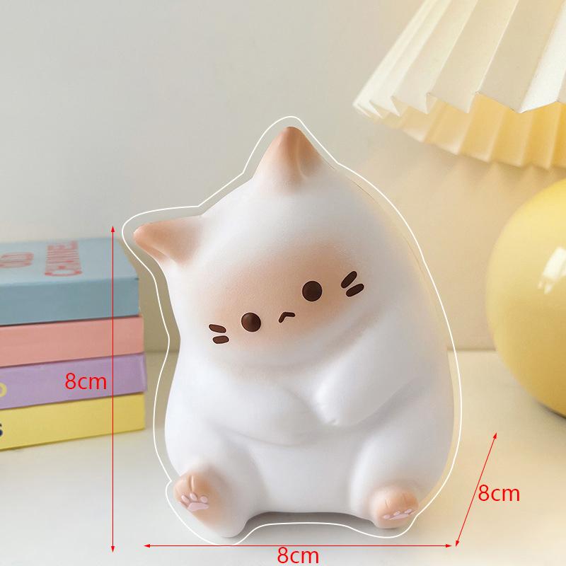 Funny Cute Stretchy Soft Cat Squishy Toys Squeeze Stress Relief Toys For Adults Fidget Toys Party Favors For Kids Gifts