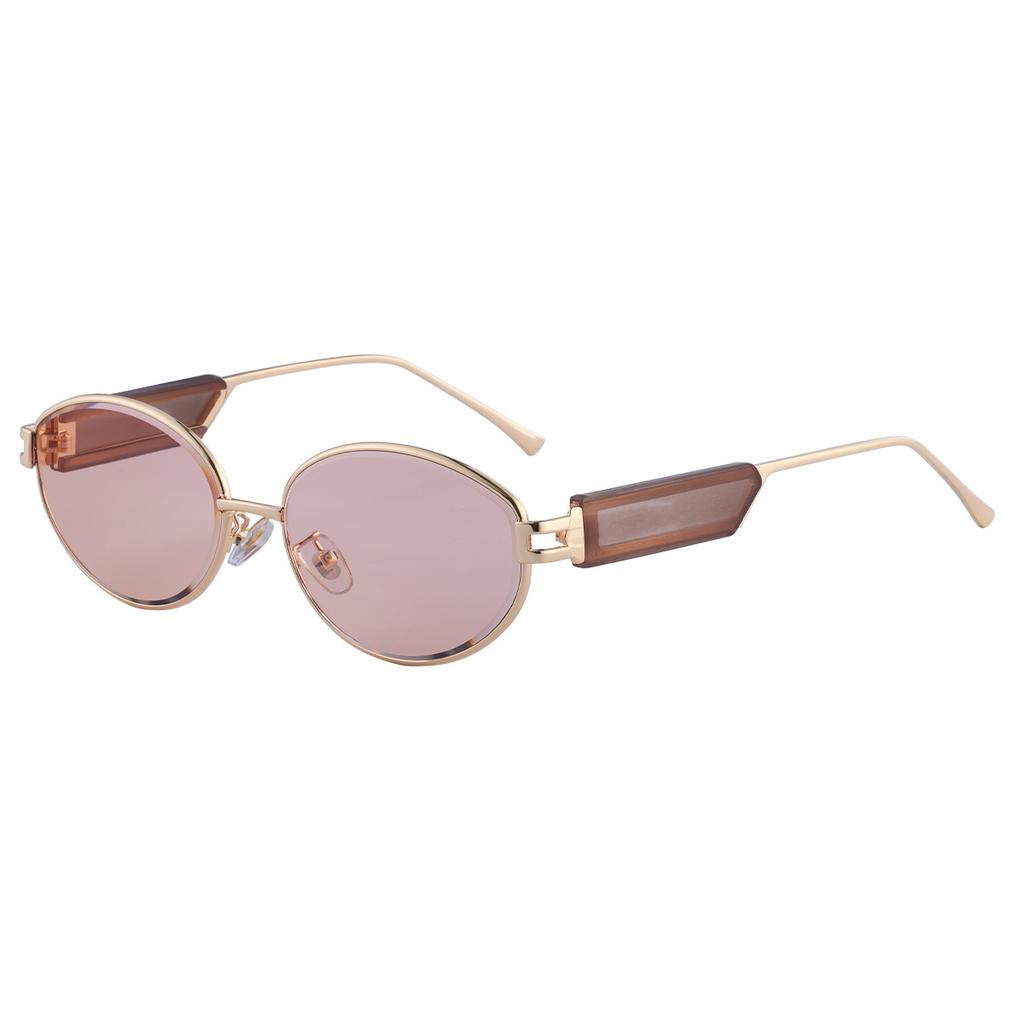 Oval Frame Sunglasses Women'S Trend Sunscreen Sunglasses Women'S Trend High-End Glasses