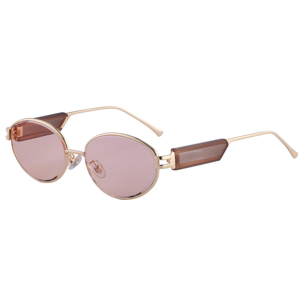 

Солнцезащитные очки в овальной оправе, женские трендовые солнцезащитные очки, женские трендовые очки высокого класса