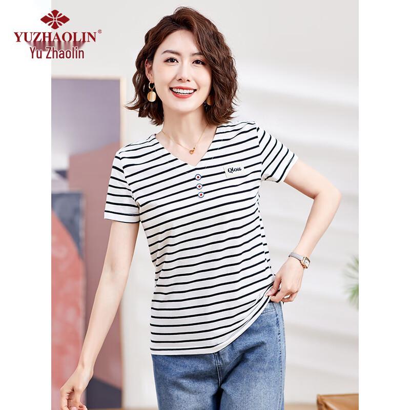 Yuzhaolin Women's Casual T-Shirt for Middle-Aged & Elderly