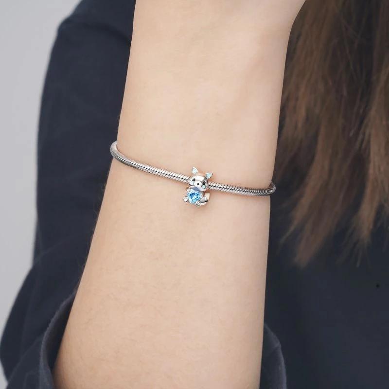 New Copper Charm Fit Original Bracelet Accessories Women Jewelry Early Spring Series Golden Sunflower Tulip Cactus