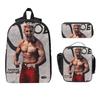 Streets Fighters Movie 2026 Streets Fighters 2026 Kids Backpack Lunch Box Pen Bags for Boys Backpacks Schoolbag Bookbag Set