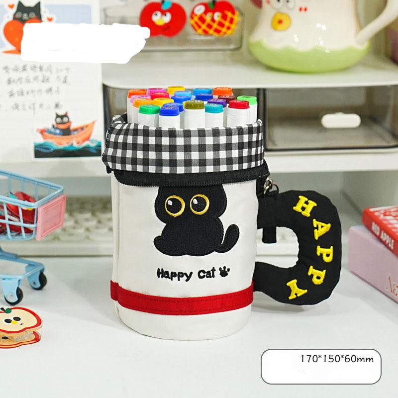 

Плюшевый пенал – Милая пушистая косметичка в виде игрушки, Креативный держатель для карандашей в виде куклы для детей, студентов и подростков, Модный кавайный канцелярский подарок