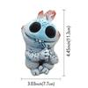 Alien Elf Statue Resin Cartoon Alien Elf Figurine Desktop Ornament Fantasy Creature Sculpture Home, Garden & Halloween Decor