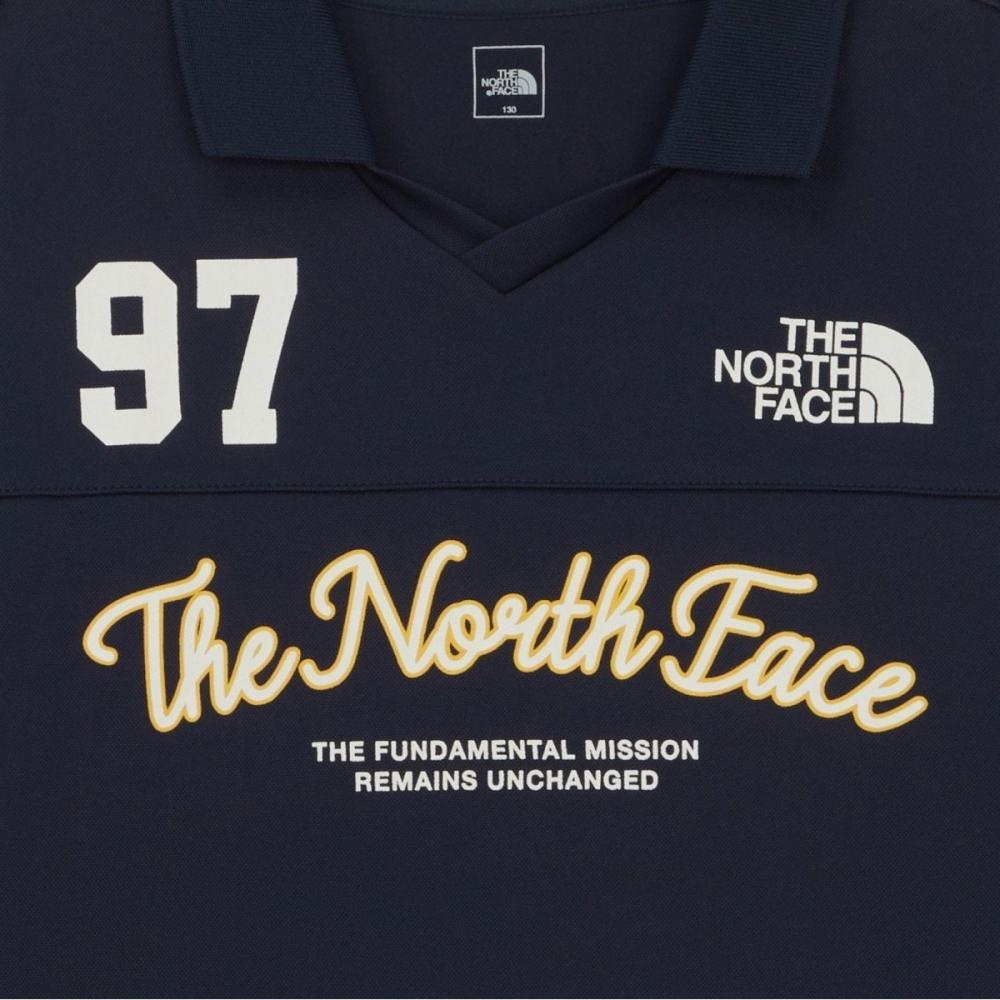 The North Face Kids Nt7tr53v Kids Stadium Long Sleeve Tee Navy