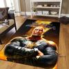 Dwayne Johnson Movie Carpets and Rug Black Adam Carpet Floor Mat Living Room Bedroom Large Area Soft Carpet Kids Room Rug
