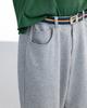 ANGLAN Baggy Fit Sweat Pants - Melange Gray