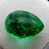 Natural COLOMBIAN Emerald Pear Cut 8.15 Ct CERTIFIED Green Loose Gemstone