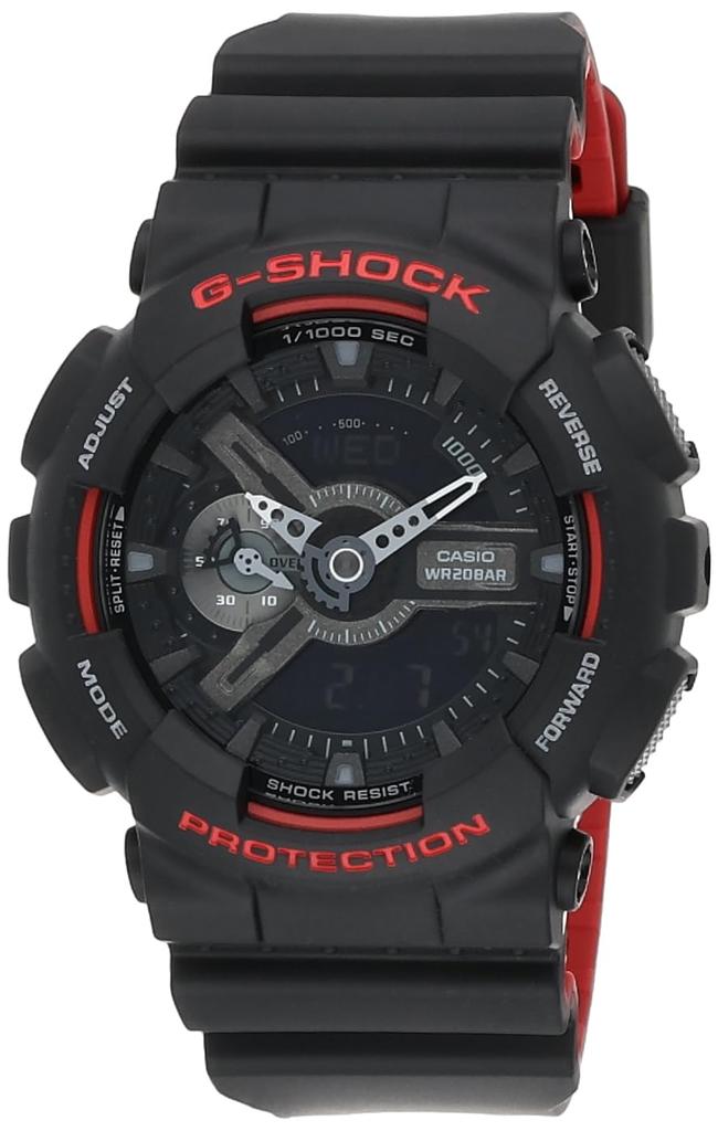 Casio Black Analog Digital Sports Quartz Casio Overseas Shipping Men's - G-Shock GA-110HR-1A