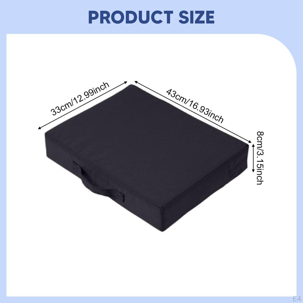 Outdoor Stadium Seat Cushion, Portable Sports Mat, Removable Handle, Waterproof Foam, Easy