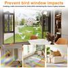 20Pcs Bird Window Stickers Anti-Collision Bird Window Decals Reusable Prism Bird Window Clings Static Non Adhesive Bird Decals