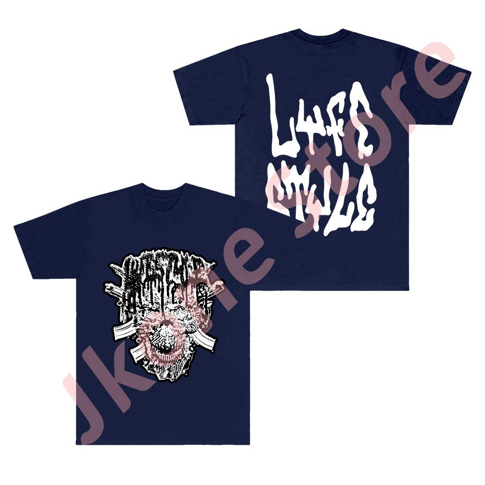 

Yeat Lyfestyle Logo TShirts 2093 Tour Merch Tee Women Unisex Fashion Casual HipHop Style Short Sleeve Shirts 4XL