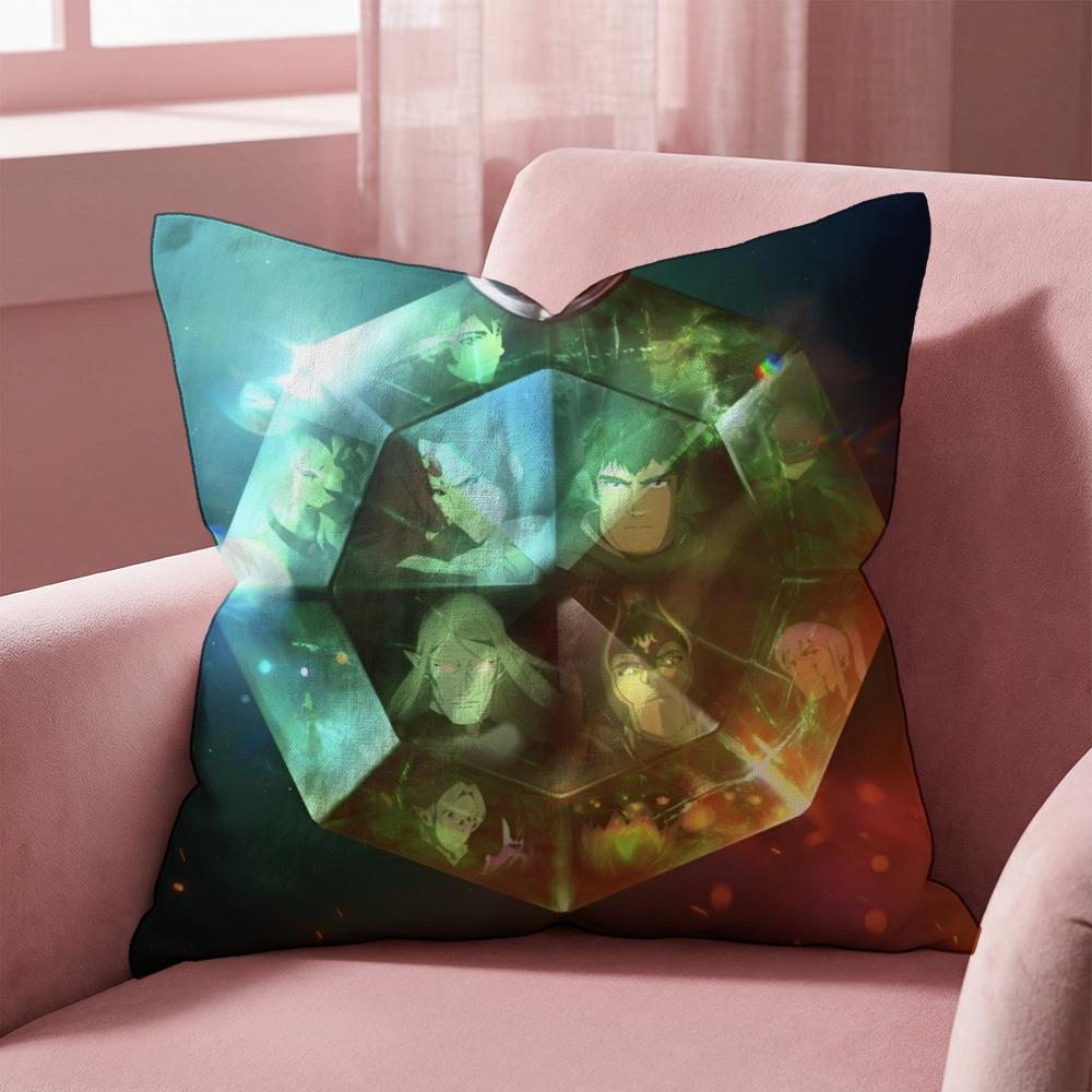Game Cool D-Dota2 Cushion Cover Multi-Scene Pillow Cover for Home & Car - Reversible, Soft & Durable for Daily Use