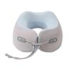 U-Shaped Memory Foam Travel Neck Pillow - Foldable Support for Airplane, Office Nap, with Customizable Logo Option