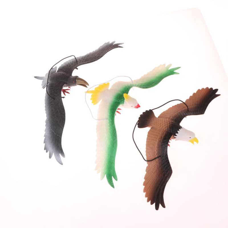 1 Piece Solid Static Figure Animal Bird Ornament Realistic Flying Eagle Model Figurine Interactive Desktop Decoration