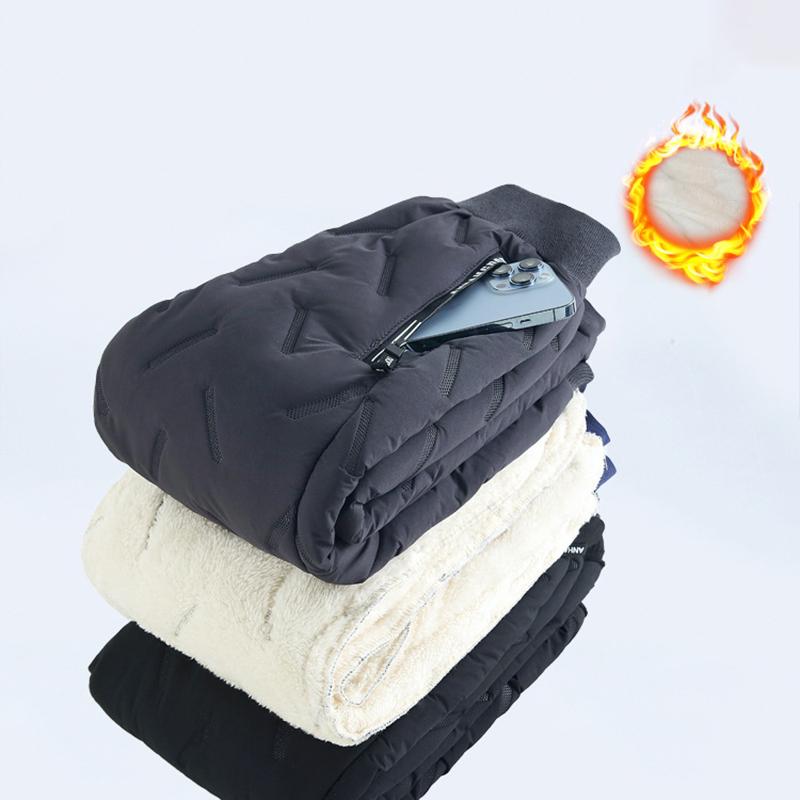 Winter Girls Warm Pants Fashion Boys Casual Waterproof Thicken Sweatpants Childrens