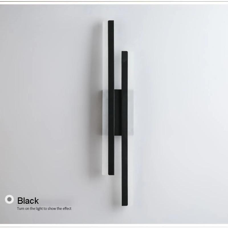 Drátěné LED nástěnné svítidlo Moderní minimalistické nástěnné svítidlo Žehlička Akryl Ložnice Obývací pokoj Chodba Schodiště Svítidla Skandinávský styl