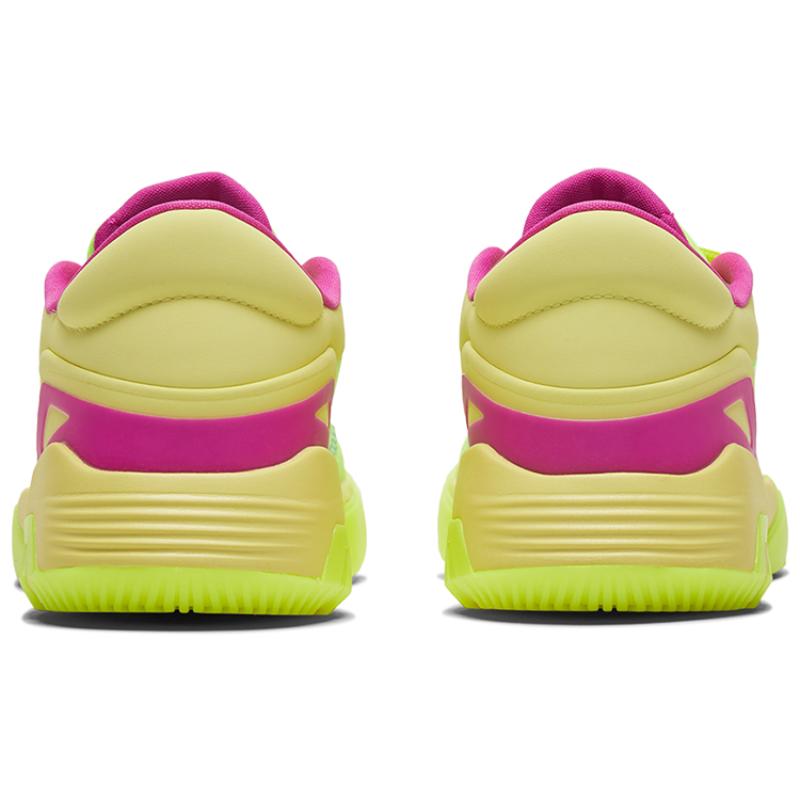 Converse G4 Round-toe Lace-up Mesh Low-Top Practical Basketball Shoes Unisex Yellow Pink