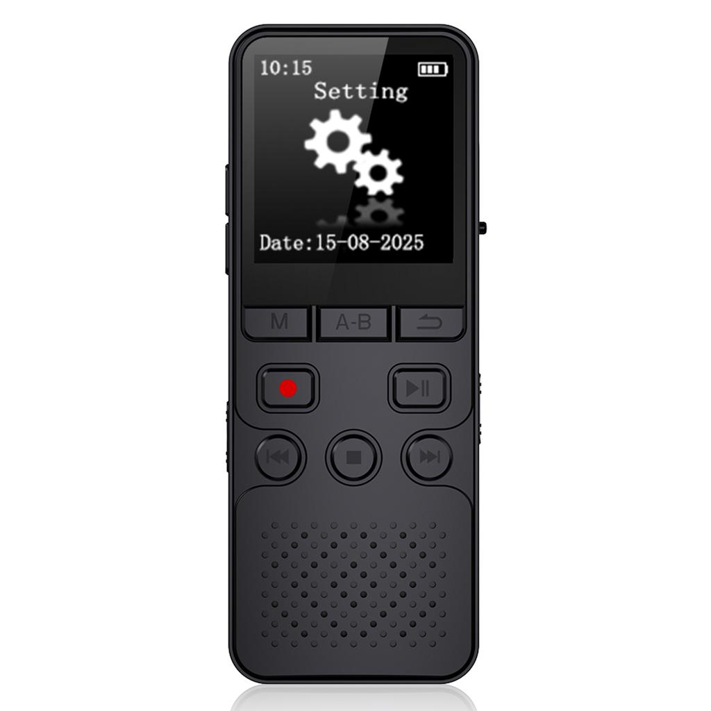 Digital Voice Recorder with 1.4 Inch TFT Screen Dual Microphone for Lectures Meetings Classes Interviews 32G