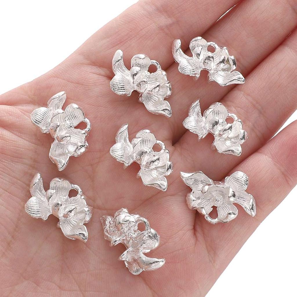Silver Butterfly Accessories Alloy Butterfly Flower Half Bracelet Diy Accessories Chinese Style DIY Bracelet Bracelet Jewelry