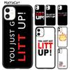MaiYaCa You Just Got LITT UP Suits Phone Case For iPhone 17 Air 16 Pro Max 15 14 Plus 12 13 Shell Cover Coque