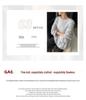 Women's Plush Cashmere Sweater: Slimming, Fluffy, Thick, Warm, Velvety Knitwear for Autumn/Winter 2025 in White.