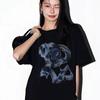 2025 Korean and Japanese Harajuku Plus Size Street Women's Art Printed T-shirt Men's and Women's Short Sleeved Y2K Top T-shirt