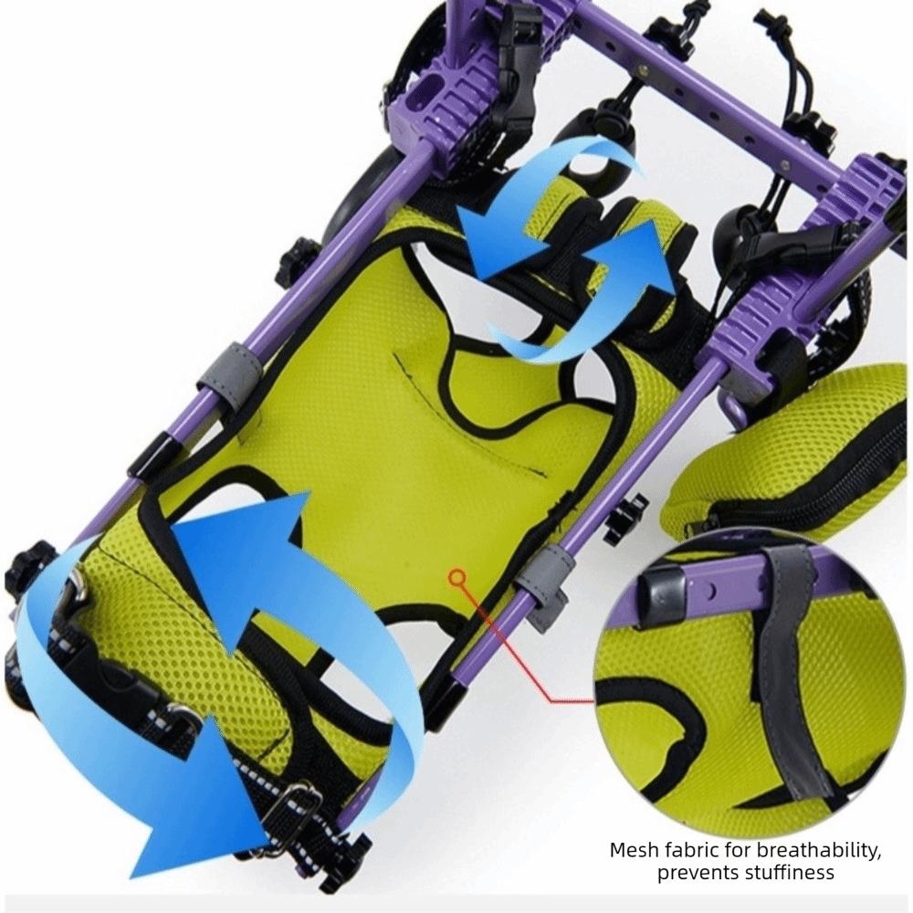 Breathable Dog Wheelchair Adjustable Pet Rehabilitation Walking Aids  Injury Recovery