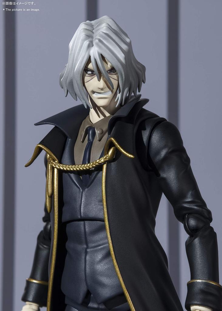 TAMASHII NATIONS Cowboy Bebop Vicious 150mm malovaná pohyblivá figurka S.H.Figuarts cca. PVC a ABS
