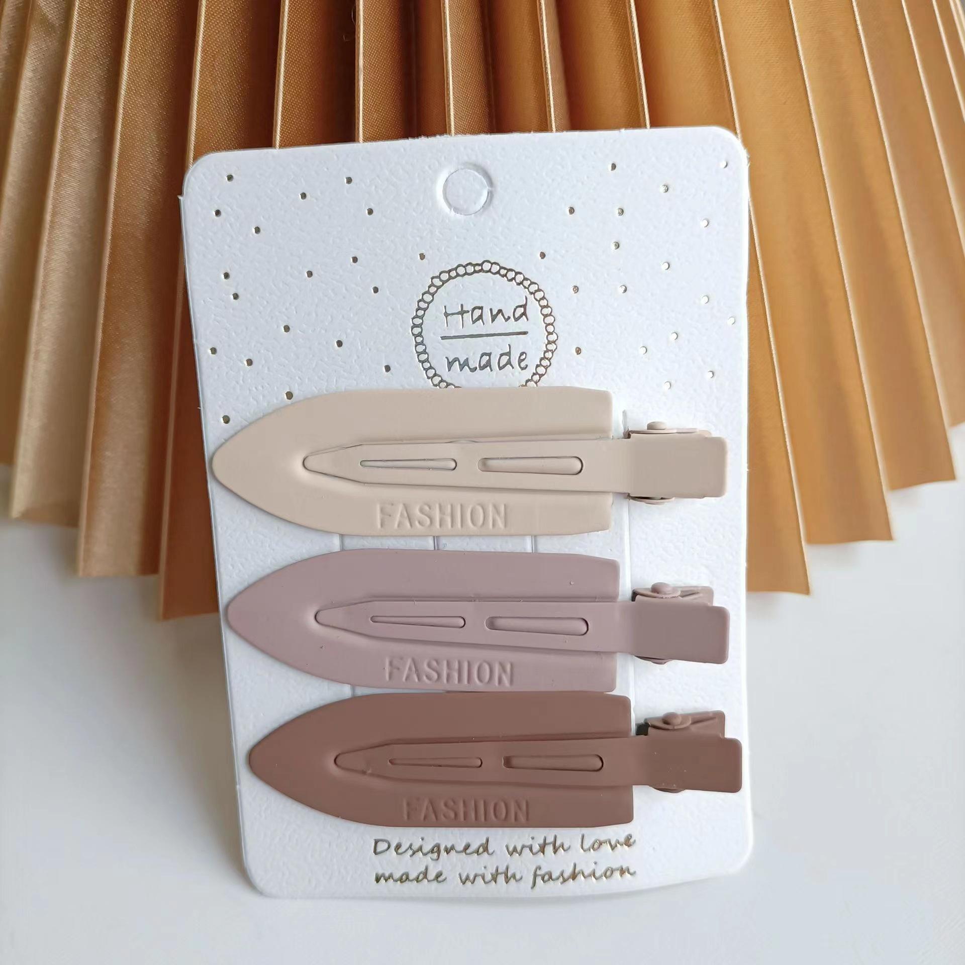 Frosted Colored Bangs Hair Clip for Girls - BB Side Clip Hair Accessory