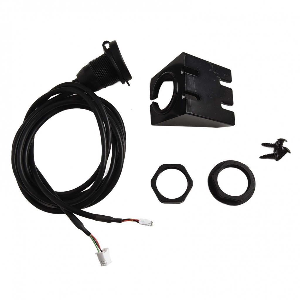 Car for Dash Mount Dual USB Port Panel Interface Extension 145cm Cable Adapter